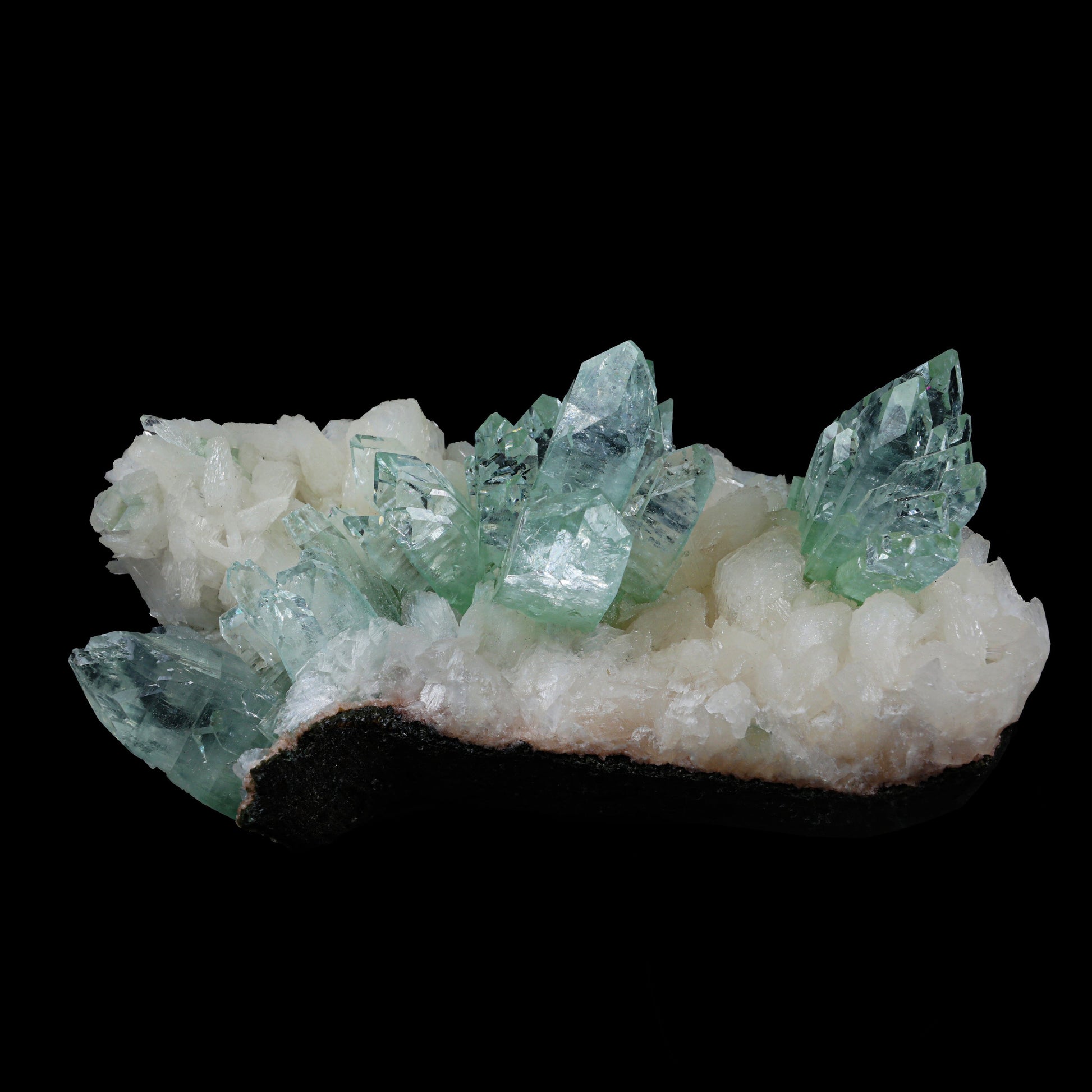 Green Apophyllite sharp terminated Natural Mineral Specimen USA – Apohyllite