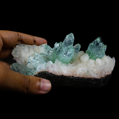 Green Apophyllite sharp terminated Natural Mineral Specimen USA – Apohyllite