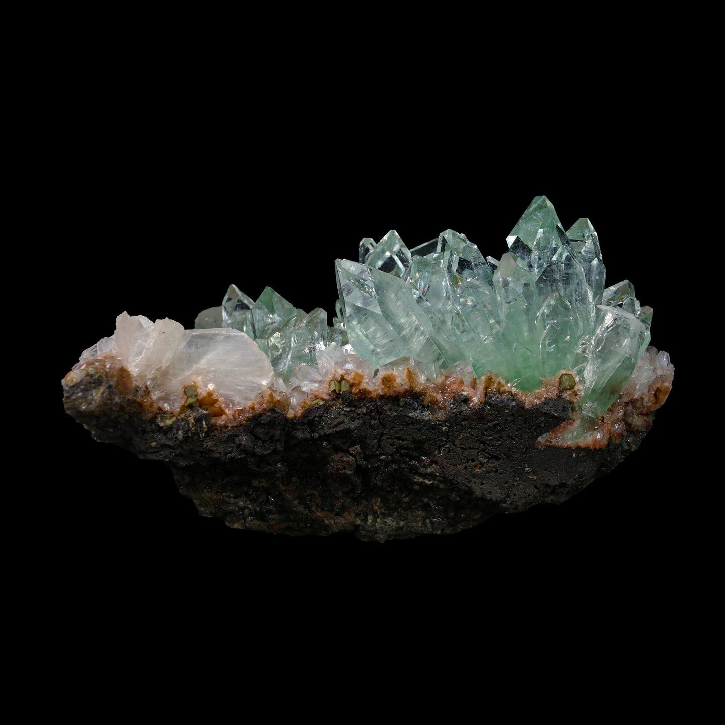 Green Apophyllite sharp terminated Natural Mineral Specimen USA