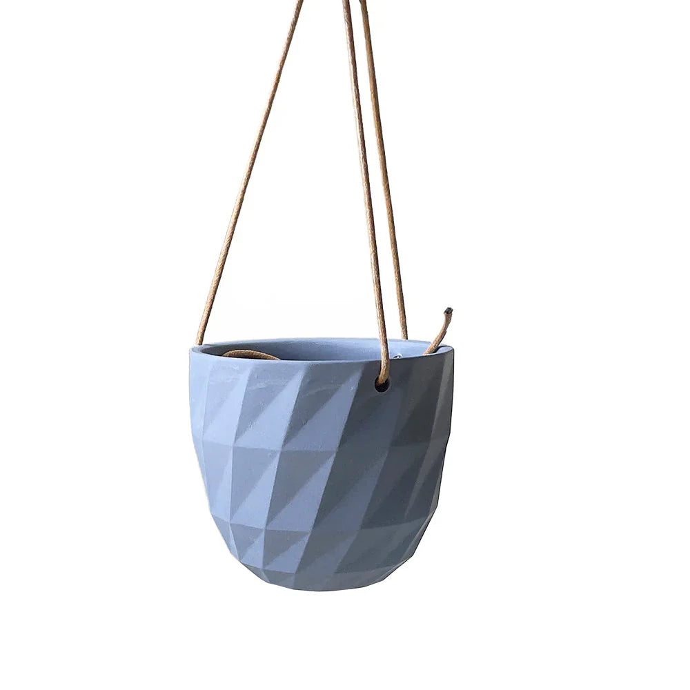 Virago Modern Hanging Planter- Grid – plant pot