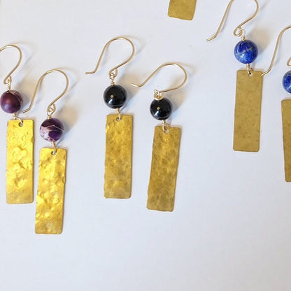 Brass Dangle Earrings