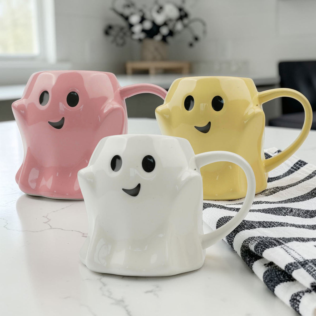 Ghost Coffee Mug, 14.8 oz | Cute Halloween Cup