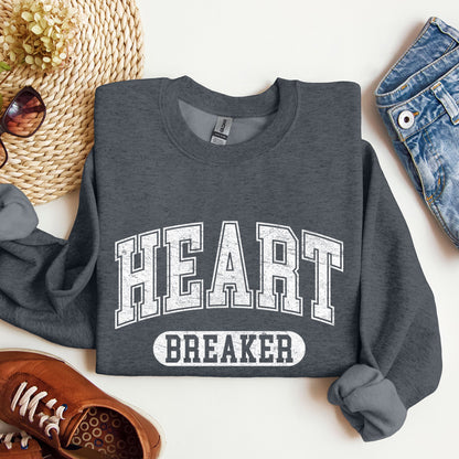 Heart Breaker, Collegiate, Love, Sweatshirt, Valentine's Day