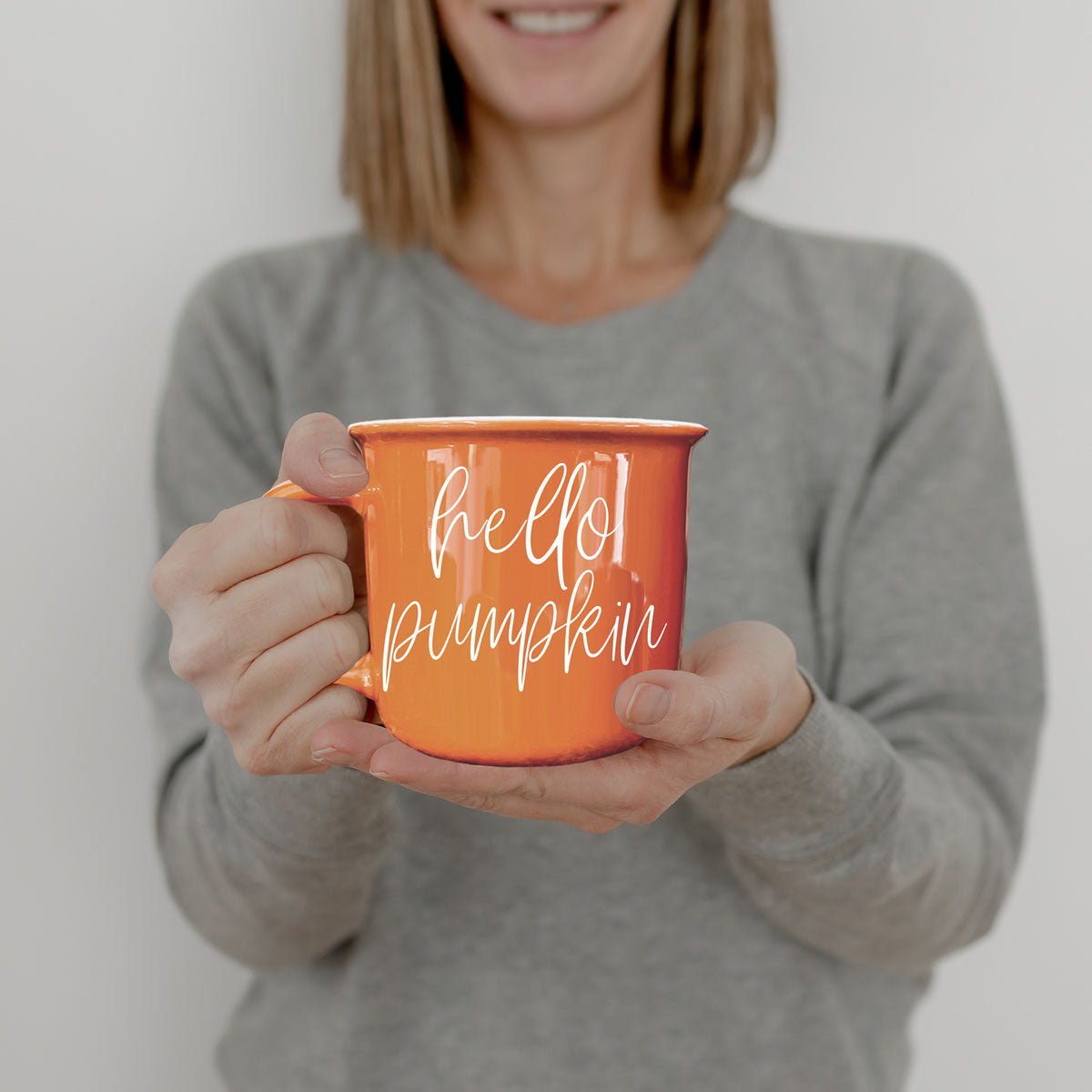 Hello Pumpkin Fall Coffee Mug – Pumpkin Spice Latte Cup Gift for Her