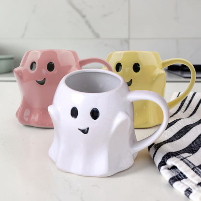 Ghost Coffee Mug, 14.8 oz | Cute Halloween Cup