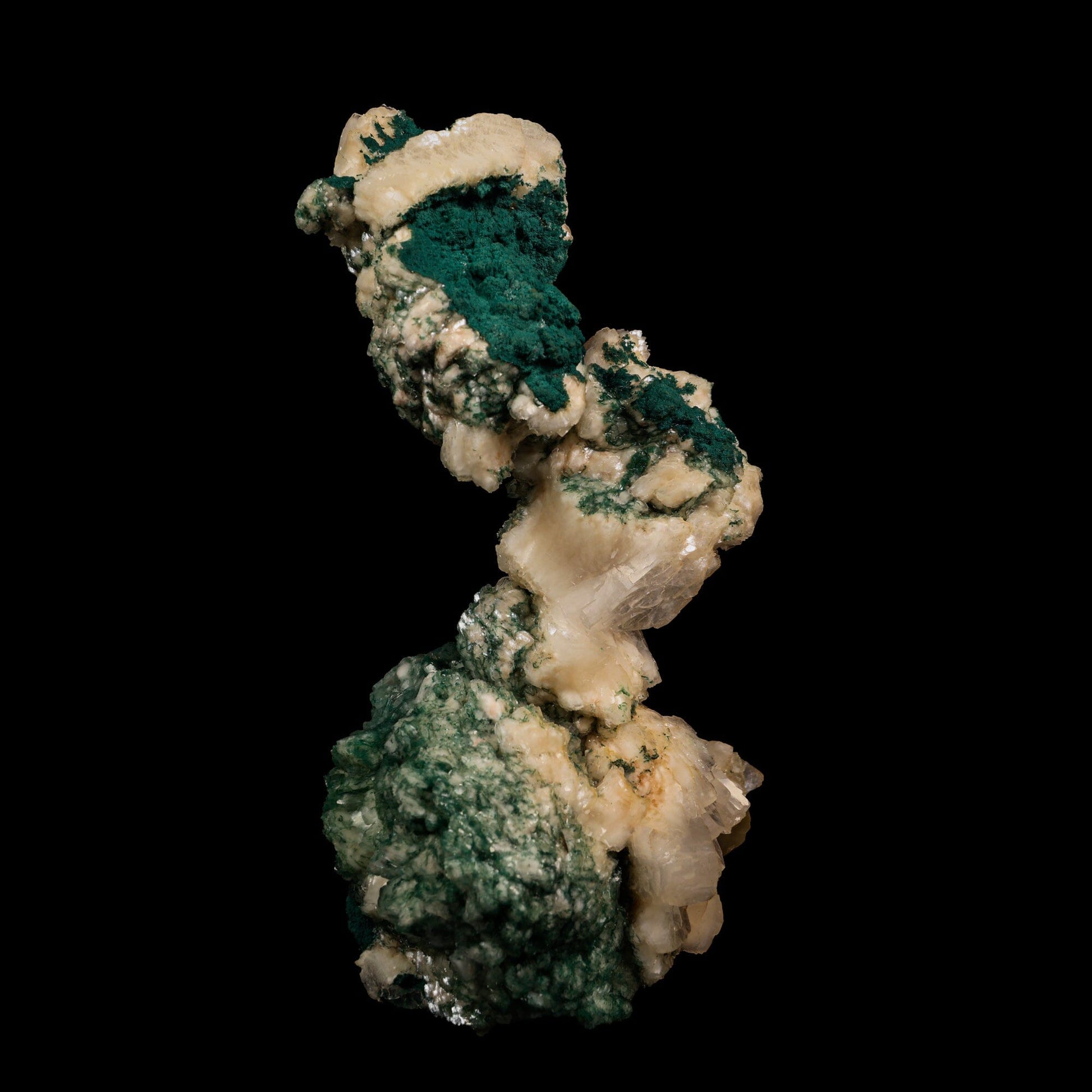 Heulandite Bow with Stilbite Natural Mineral Specimen # B 6989 – Heulandite