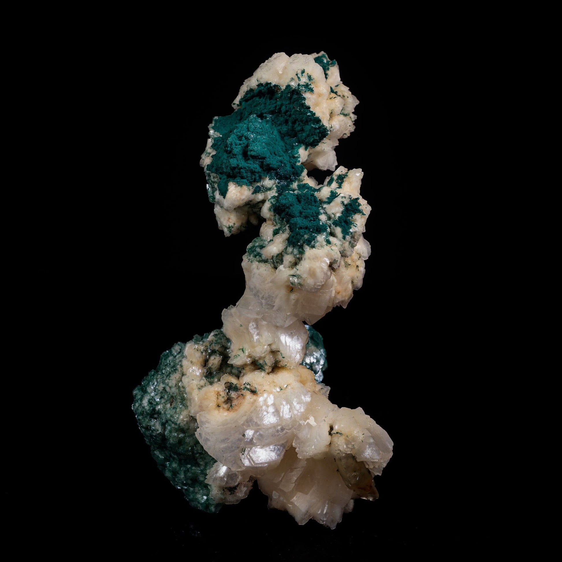 Heulandite Bow with Stilbite Natural Mineral Specimen # B 6989 – Heulandite