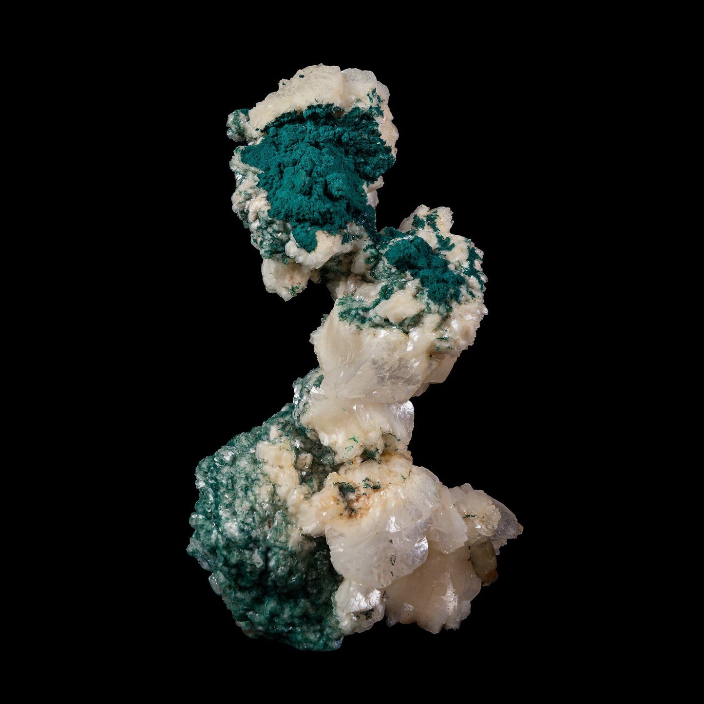 Heulandite Bow with Stilbite Natural Mineral Specimen # B 6989 – Heulandite
