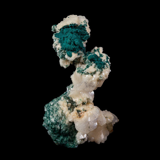 Heulandite Bow with Stilbite Natural Mineral Specimen # B 6989 – Heulandite