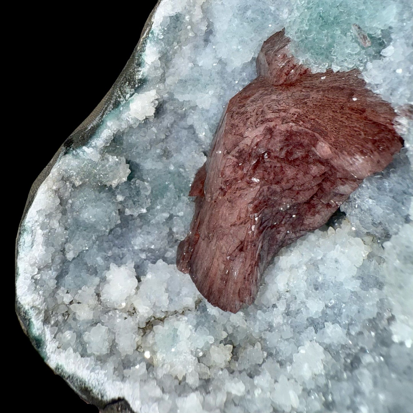 Heulandite on Chalcedony | SELF STANDING | High Quality Mineral | Indian Mineral | Superb Minerals | Fine Mineral | Collection – Chalcedony