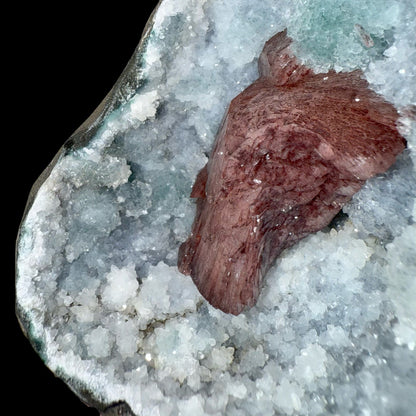 Heulandite on Chalcedony | SELF STANDING | High Quality Mineral | Indian Mineral | Superb Minerals | Fine Mineral | Collection – Chalcedony