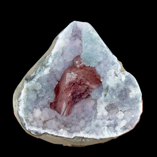 Heulandite on Chalcedony | SELF STANDING | High Quality Mineral | Indian Mineral | Superb Minerals | Fine Mineral | Collection – Chalcedony