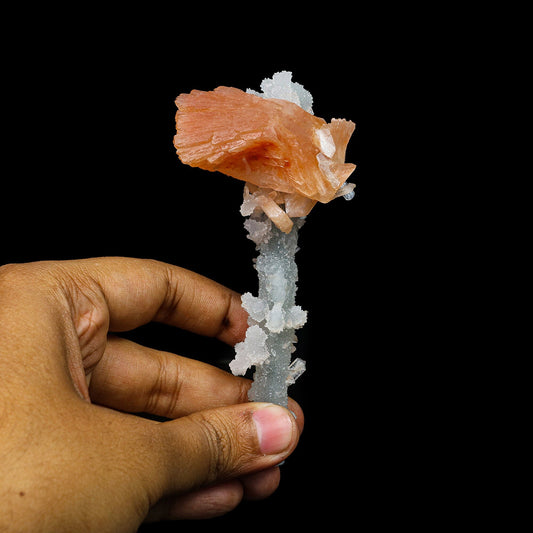Heulandite with Chalcedony Natural Mineral Specimen – Heulandite