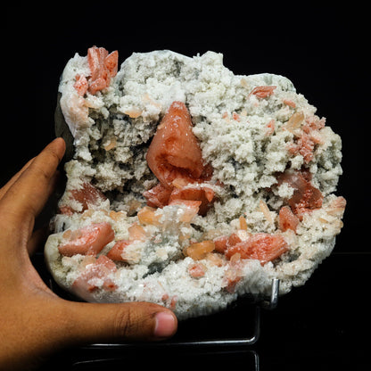Heulandite with Chalcedony 5" - Jalgaon India – Heulandite