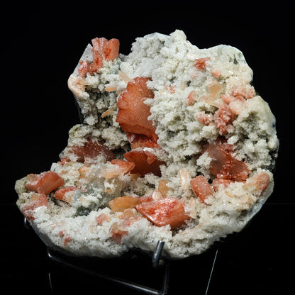 Heulandite with Chalcedony 5" - Jalgaon India – Heulandite