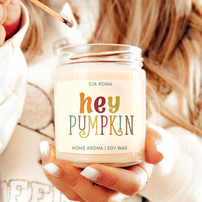 Baked Pumpkin Candle