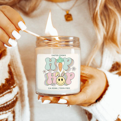 Easter Cookie Retro – Candle