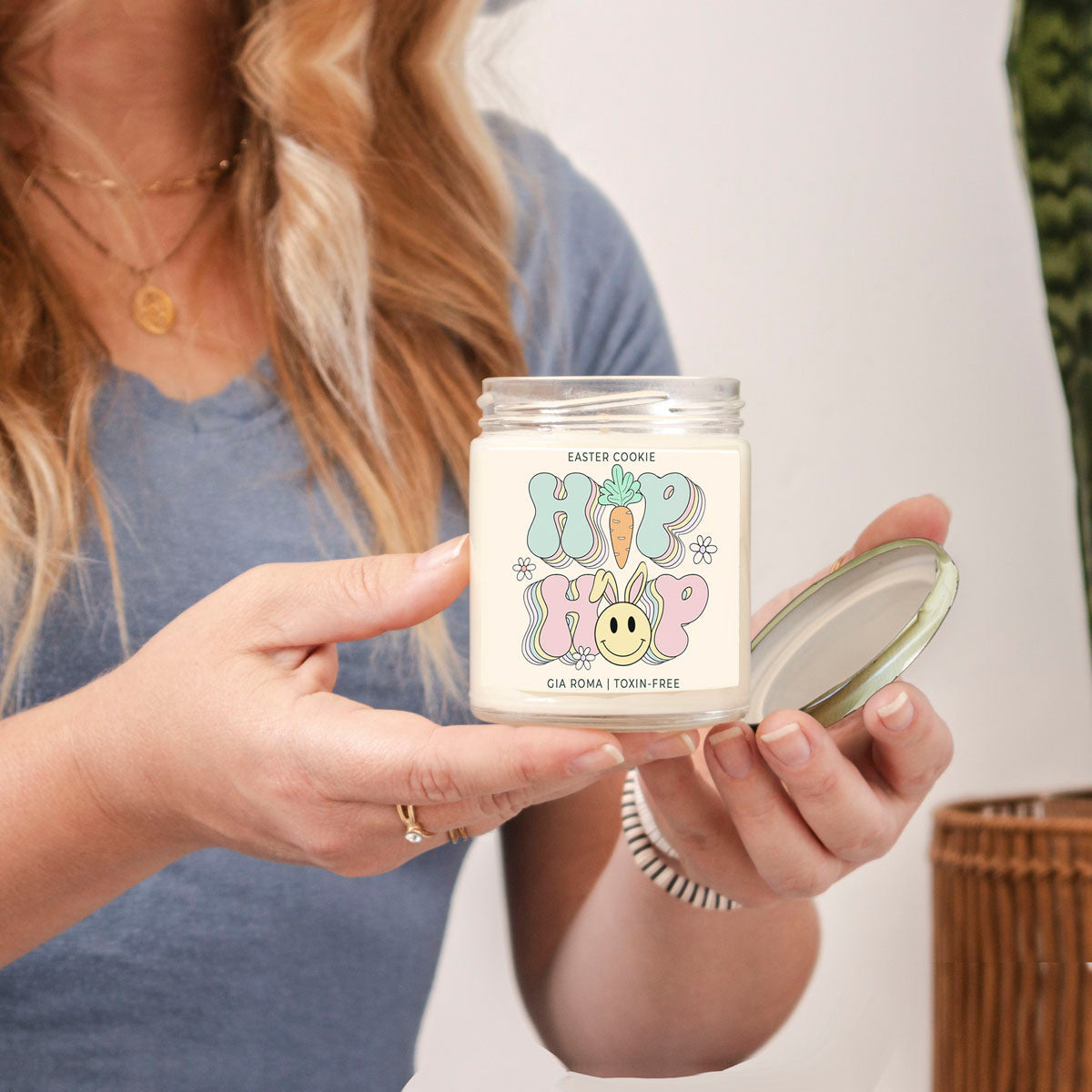 Easter Cookie Retro – Candle