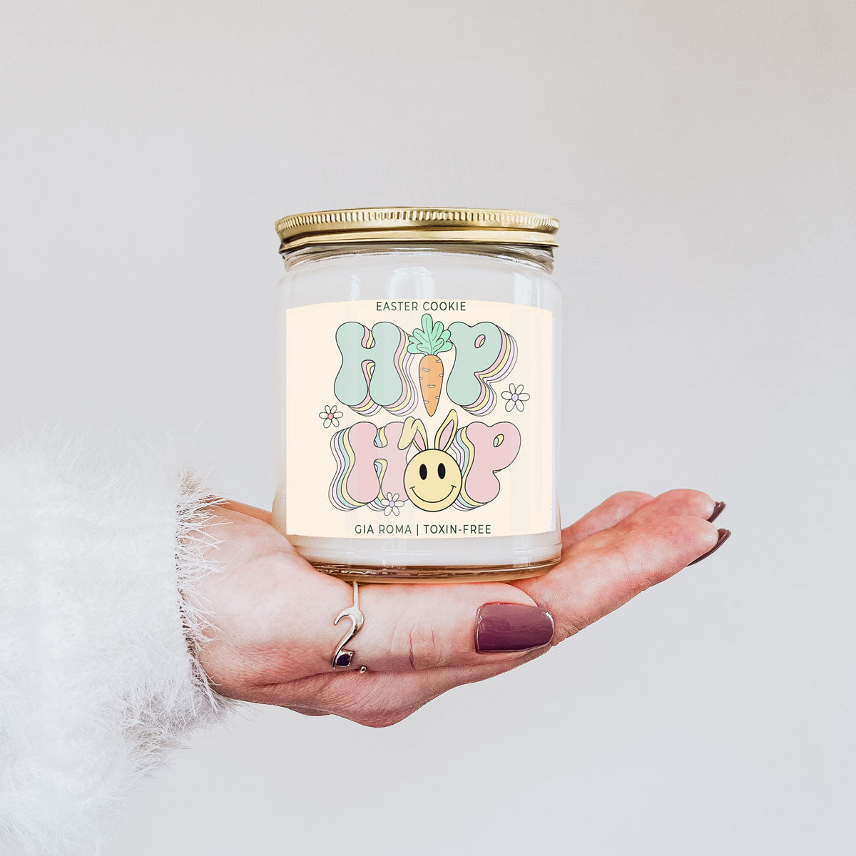 Easter Cookie Retro – Candle
