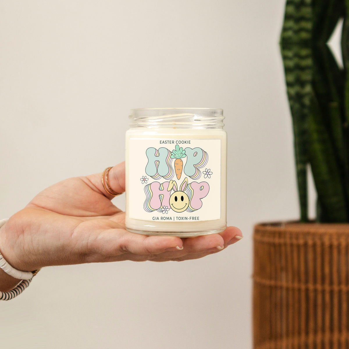 Easter Cookie Retro – Candle