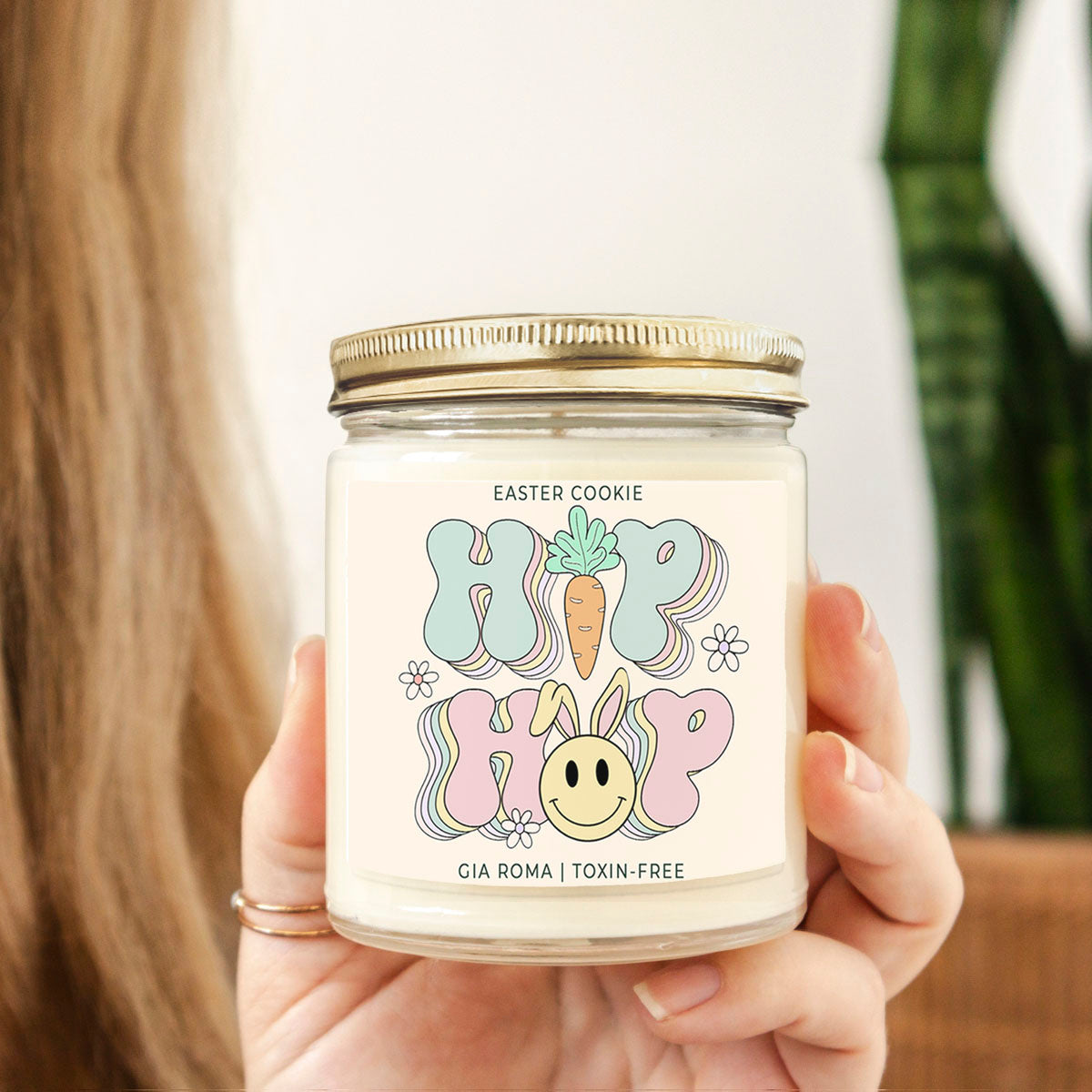 Easter Cookie Retro – Candle