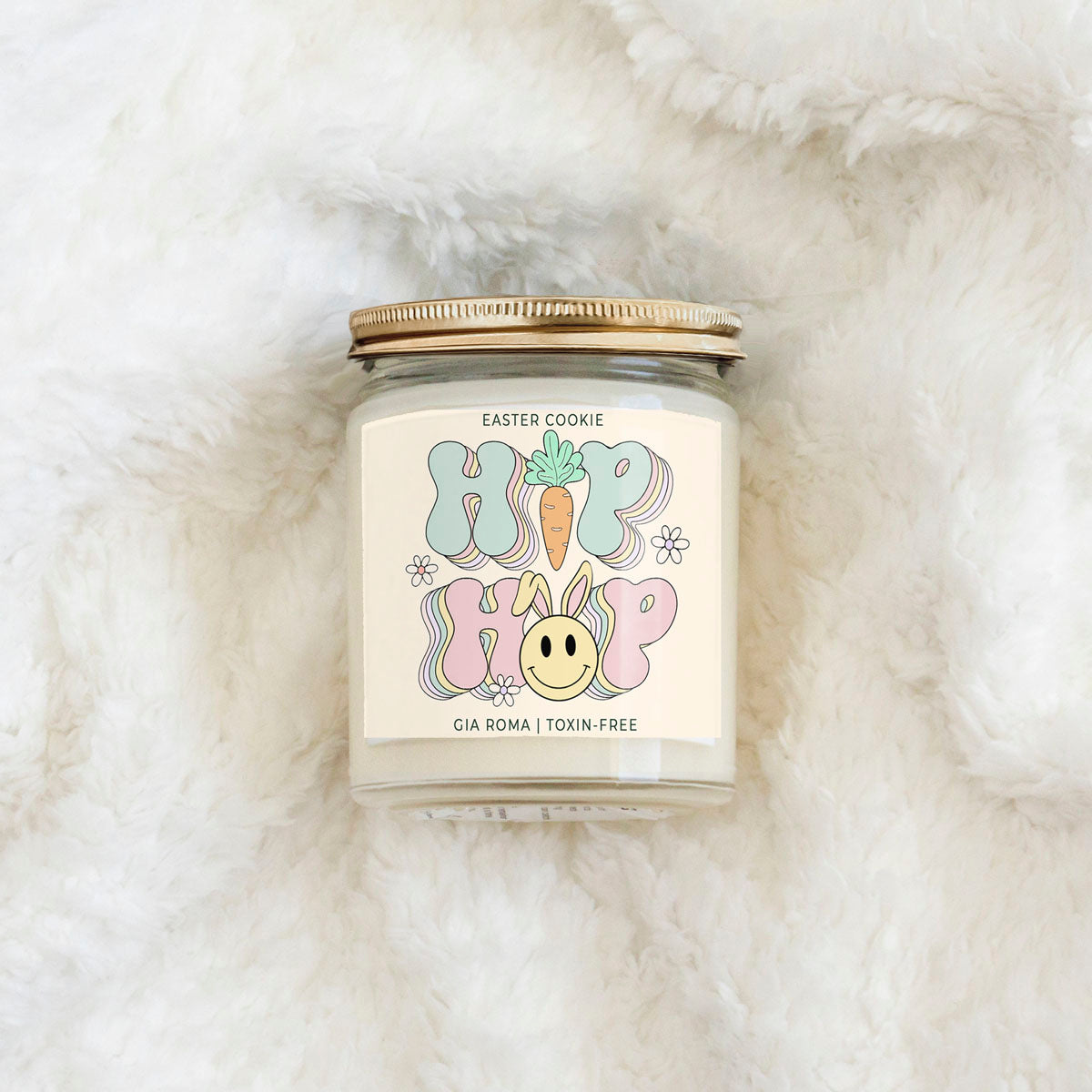 Easter Cookie Retro – Candle