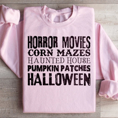Horror Movies Corn Mazes - Sweatshirt – Light Pink