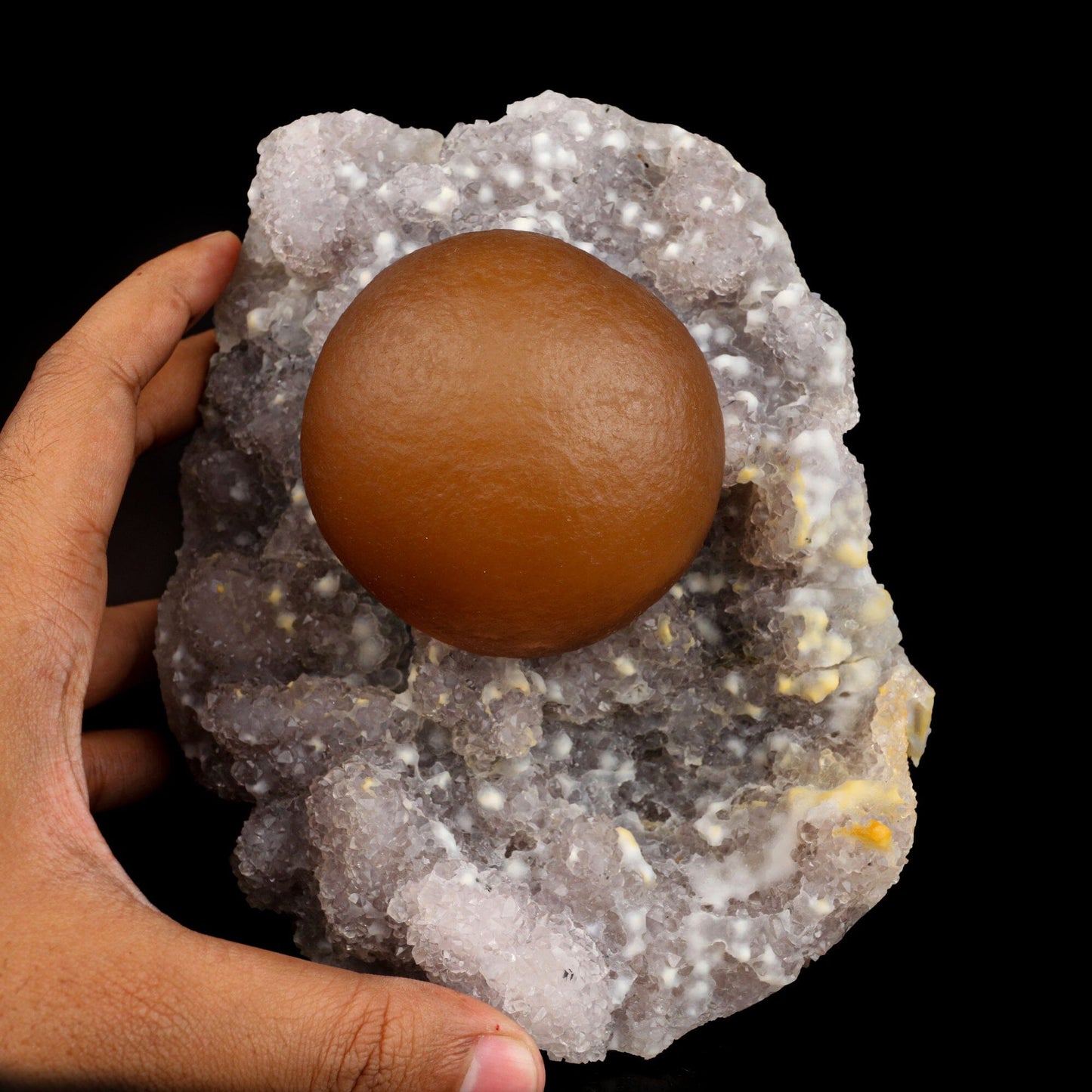 Gigantic Botryoidal Fluorite on MM Quartz Very, Rare Natural Mineral Specimen – Fluorite