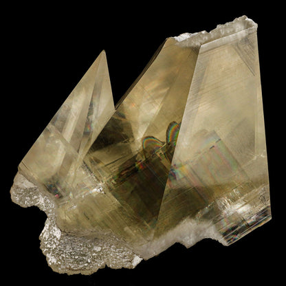 Pyramid Calcite Crystal 8" Champagne - Nashik India – Calcite
