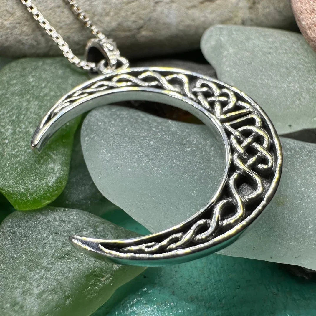 Celtic Knot Moon Necklace – Pendant