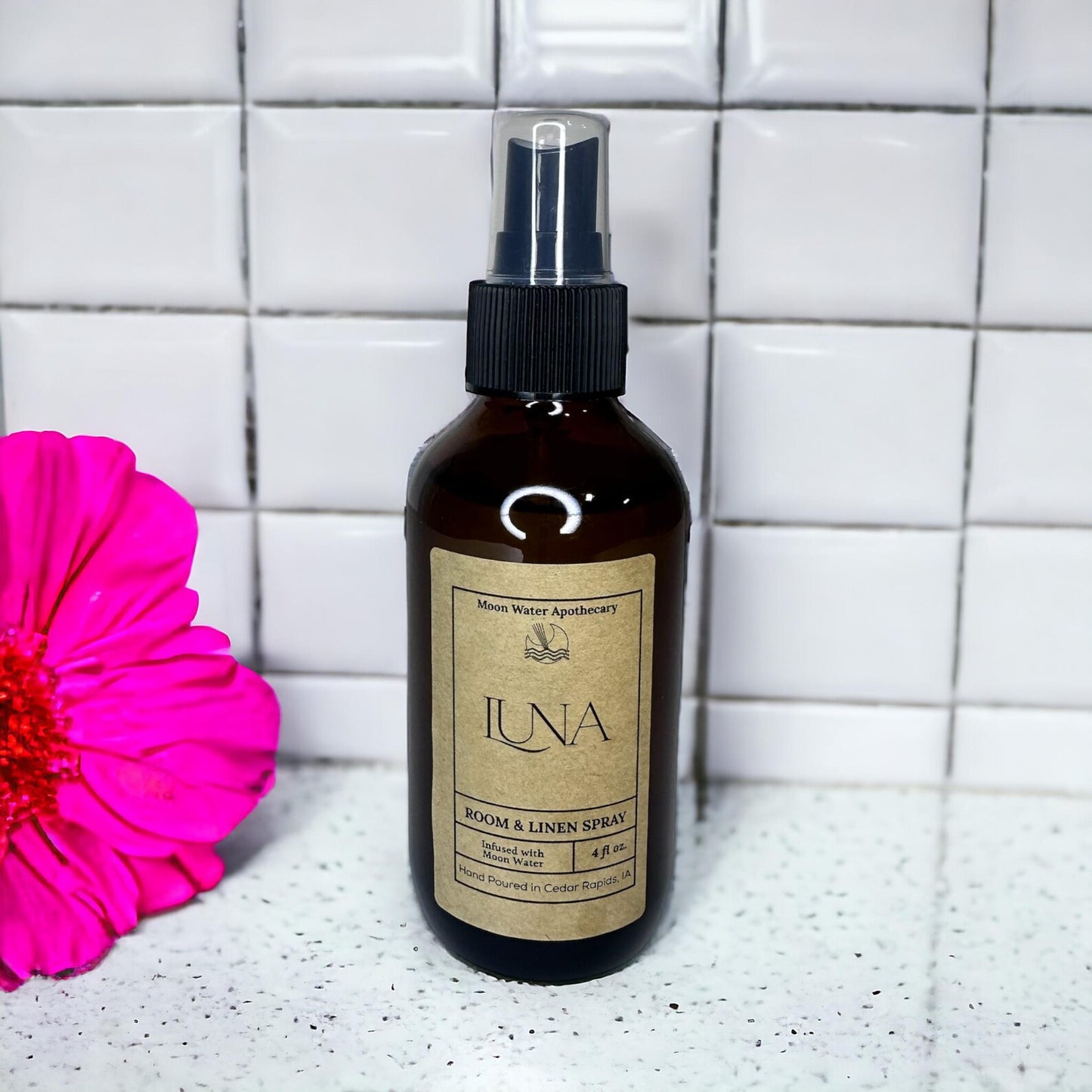 LUNA - Room Spray & Reed Diffuser - CACTUS FLOWER & JADE –