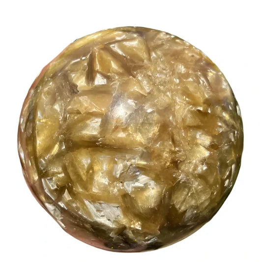 Golden Mica Sphere – Rocks & Fossils