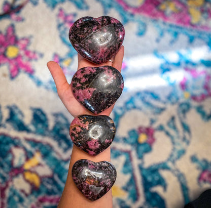 RHODONITE heart –