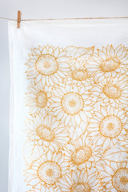 Sunflower Garden Tea Towel – Storefront