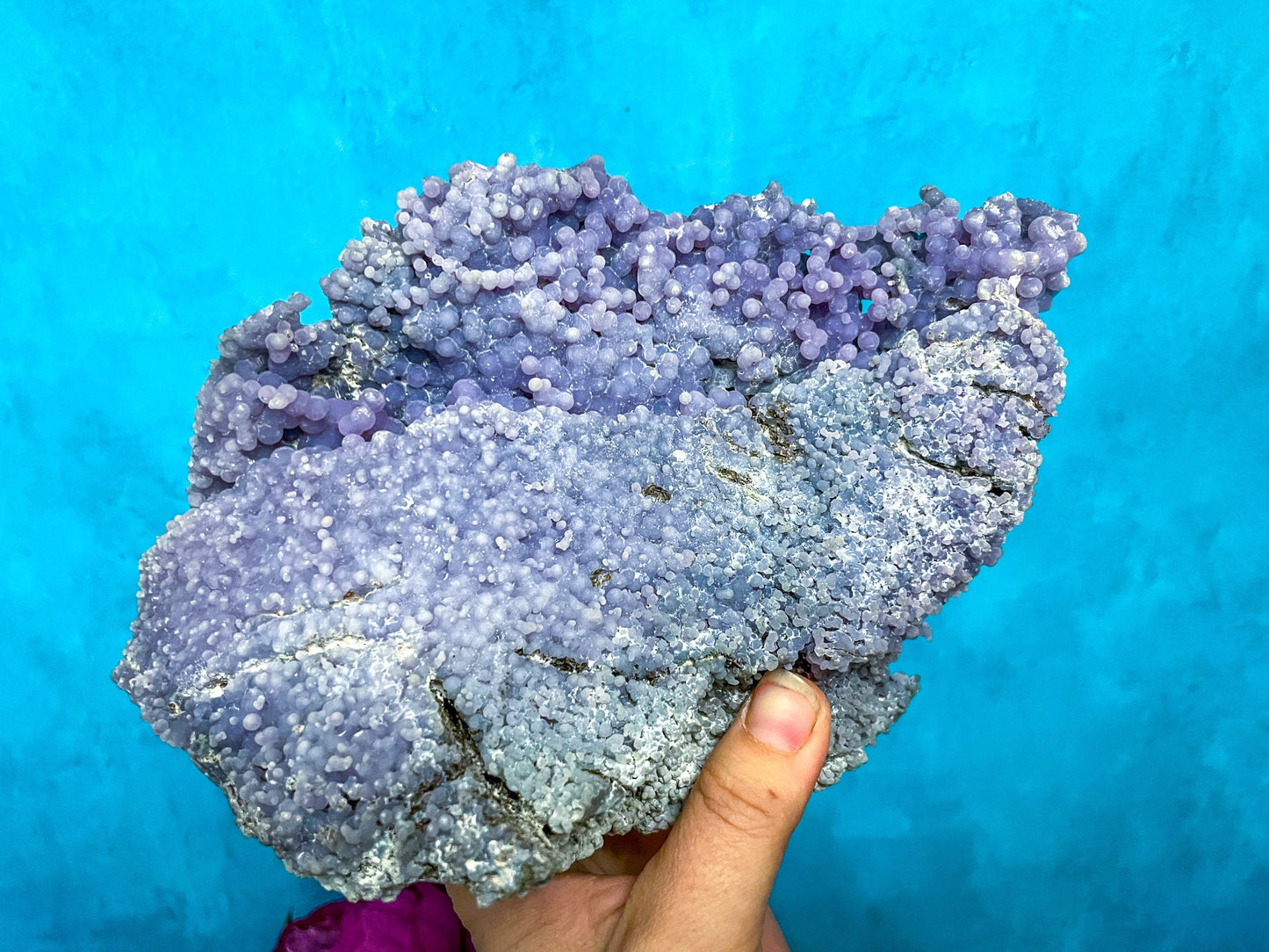 7" LARGE Purple Grape Agate –