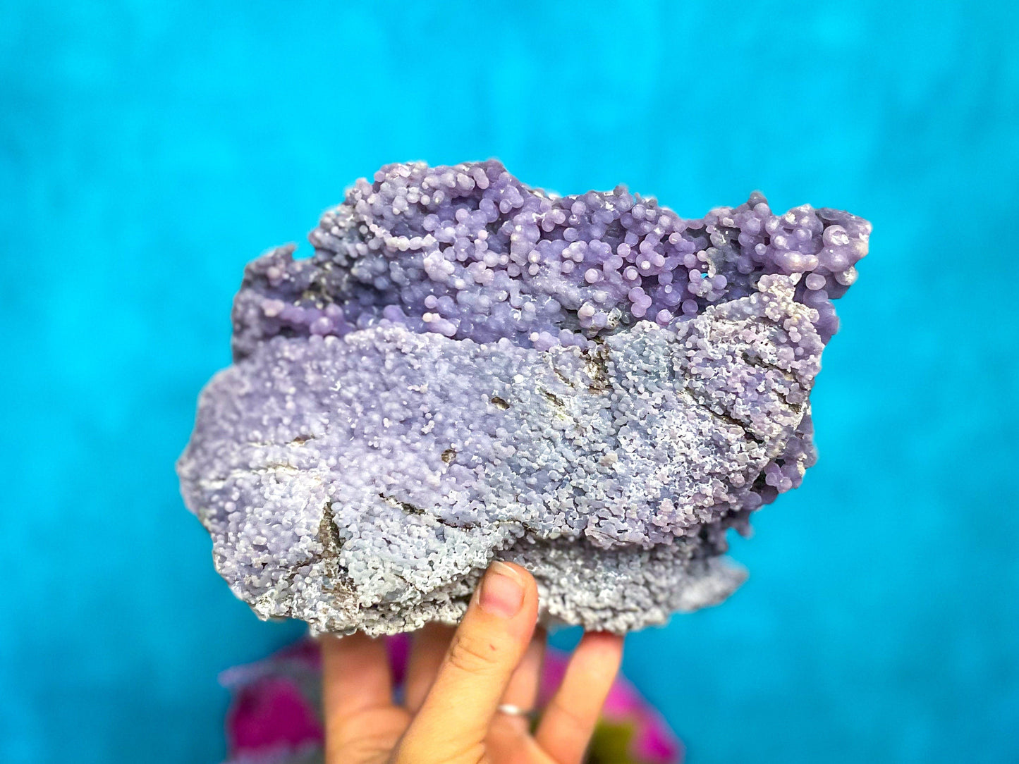 7" LARGE Purple Grape Agate –