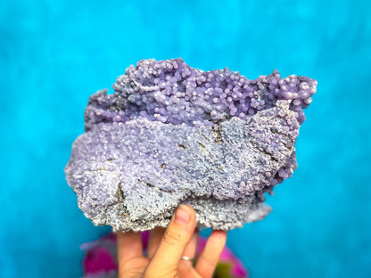7" LARGE Purple Grape Agate –