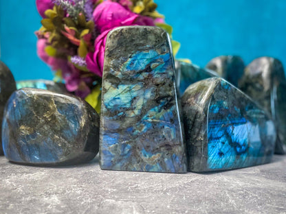 Labradorite Freeform – 3+ lb Polished Crystal with Flash