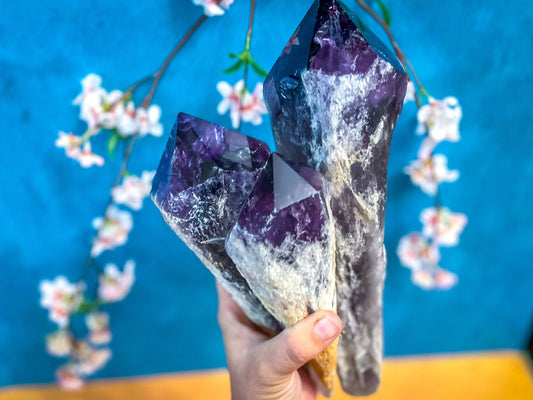 HUGE Amethyst Spears –