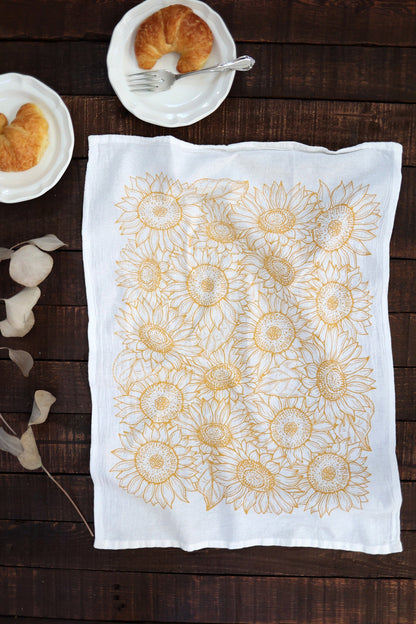 Sunflower Garden Tea Towel – Storefront