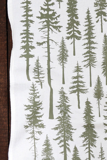 Redwood Trees Tea Towel