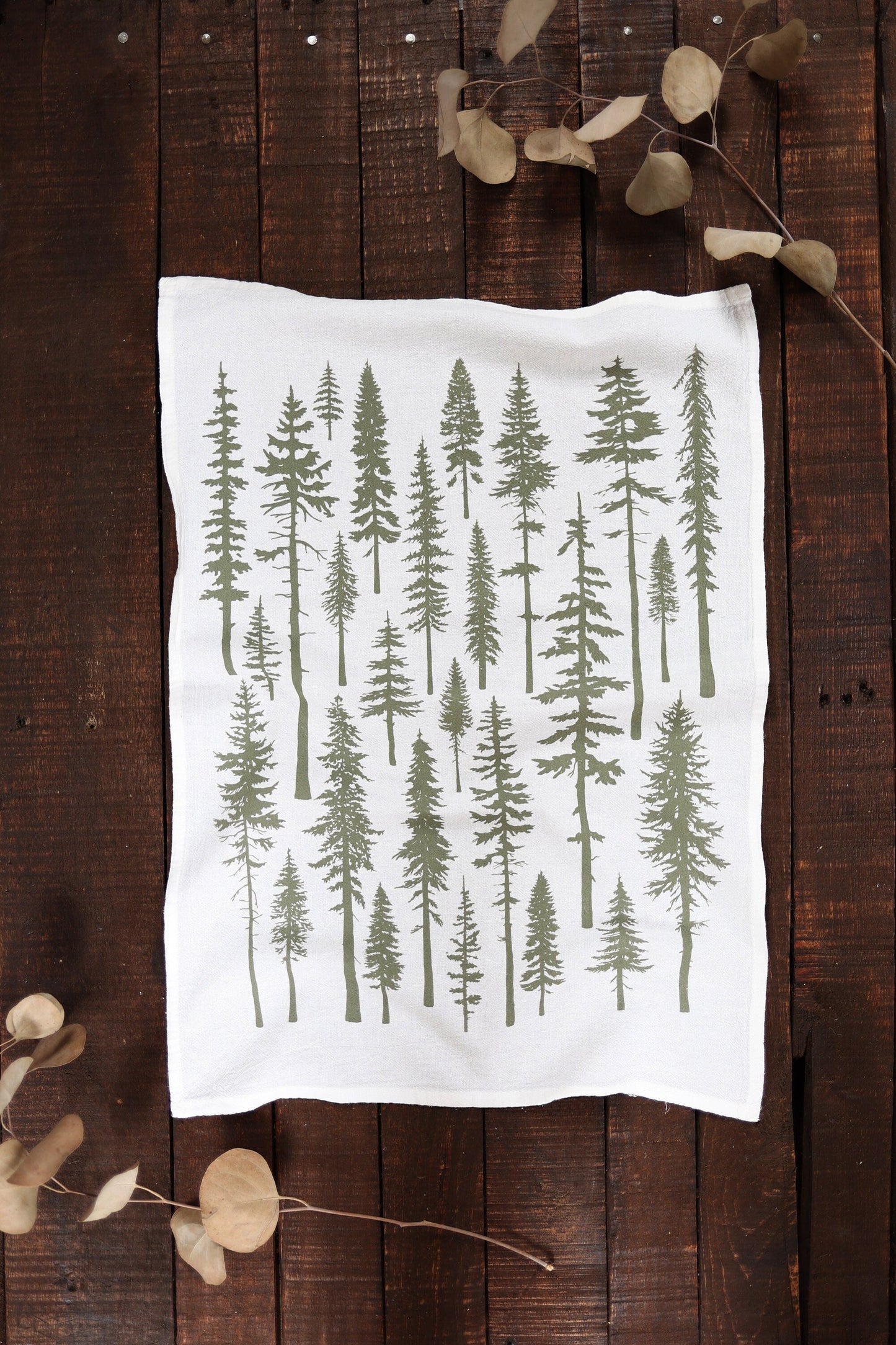 Redwood Trees Tea Towel