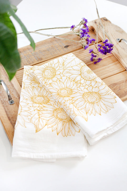 Sunflower Garden Tea Towel – Storefront