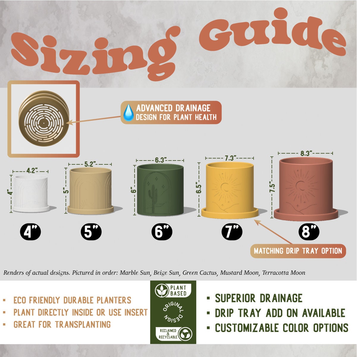 Cubist Planter with Drainage