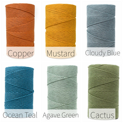 Macrame plant hangers. Spiral design. made to order