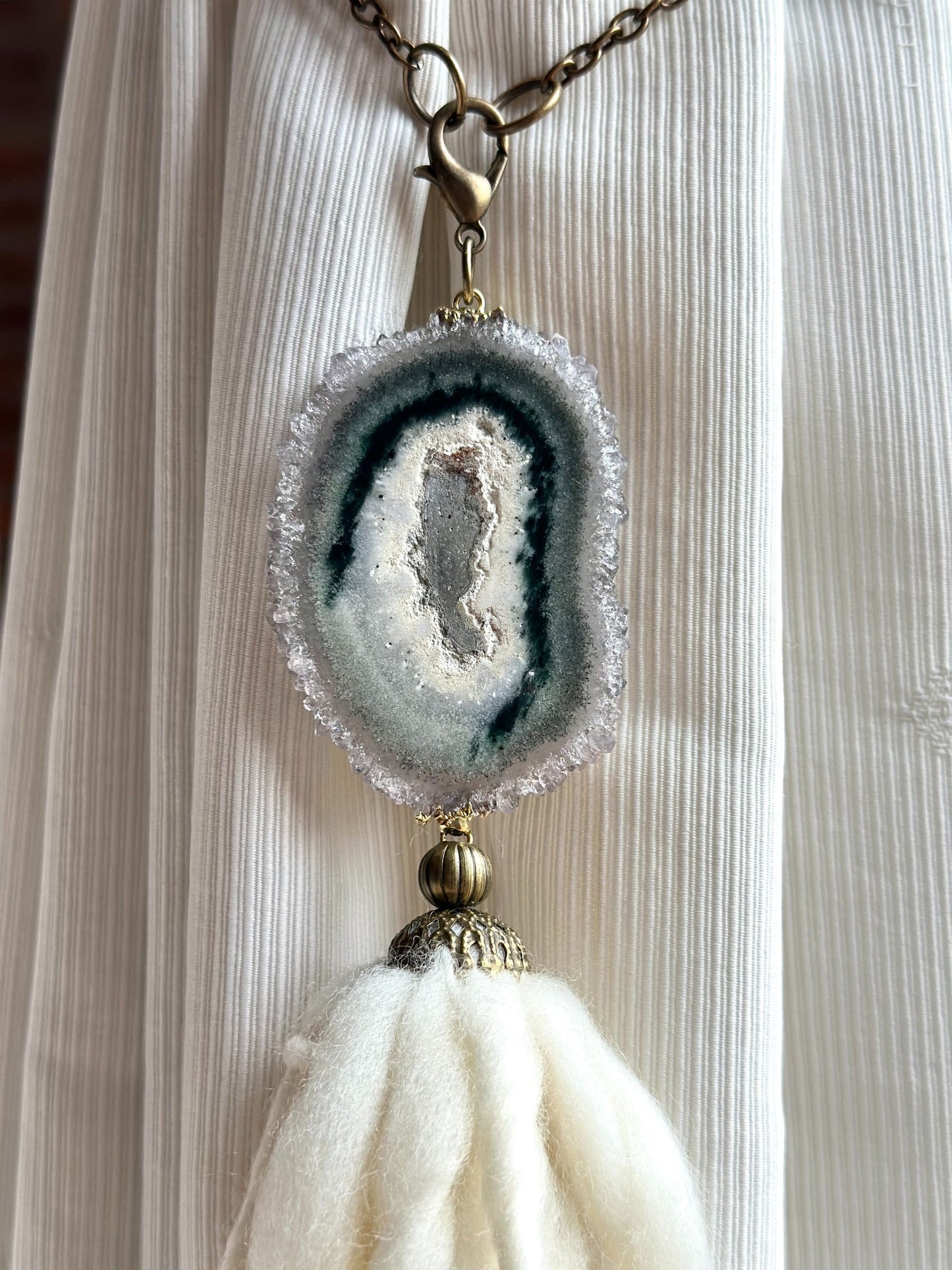 Amethyst Crystal Curtain Tie Backs – Elegant Home Decor Pair