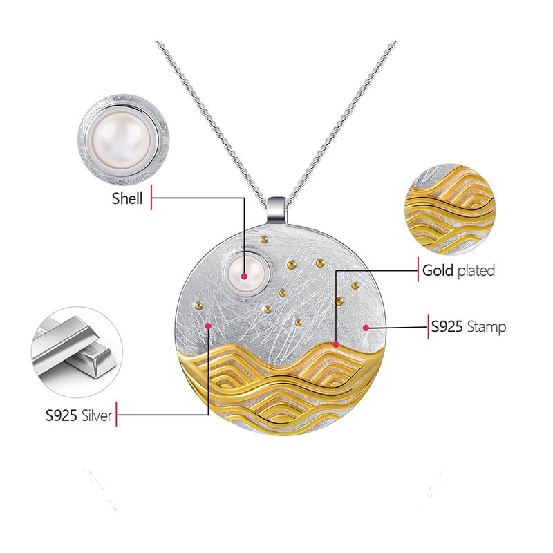 Moonlight 925 Silver Necklace