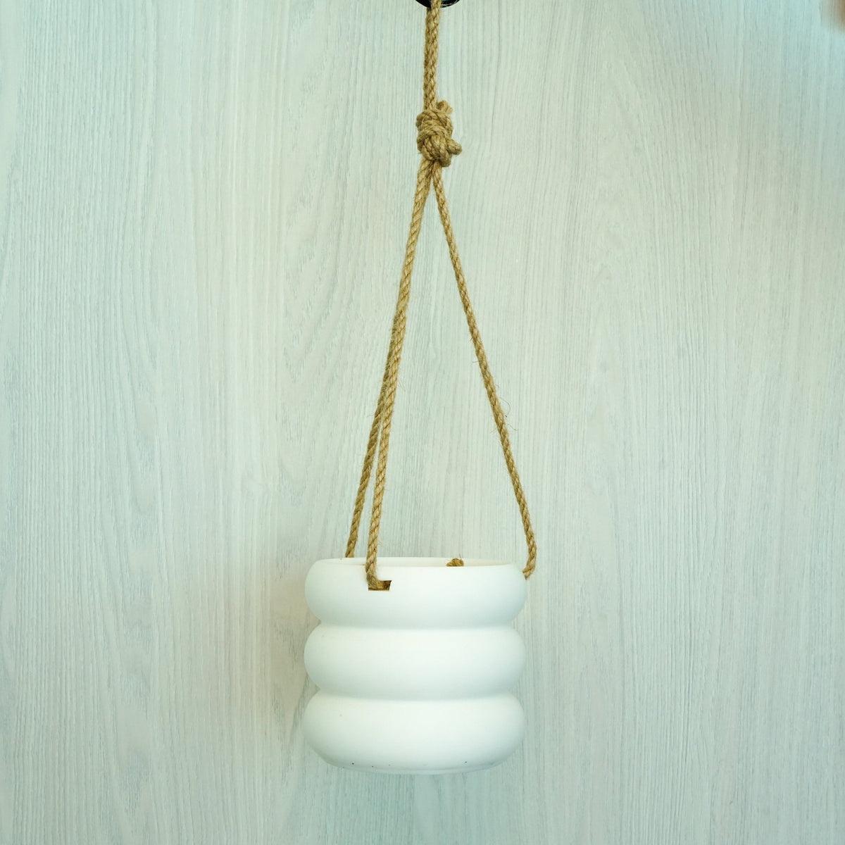 Hanging Bubble Planter with Hemp Cord | 4–9 Inch Plant Pot