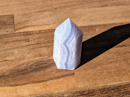 Blue Lace Agate Tower –
