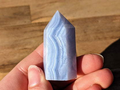 Blue Lace Agate Tower –